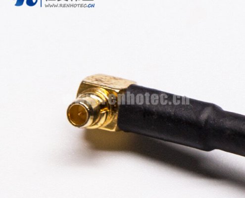 N型母頭接插件直式4孔法蘭轉(zhuǎn)彎式MMCX公頭同軸線纜