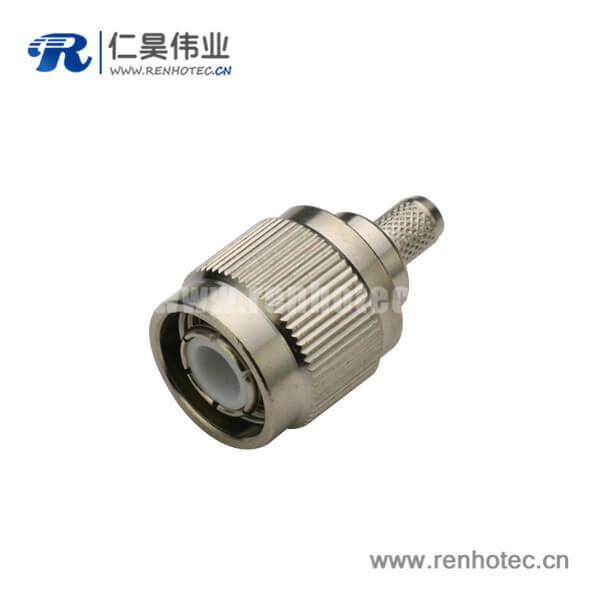 DOSIN-802-1006 tnc射頻接插件反極直式插頭壓接同軸線纜RG400