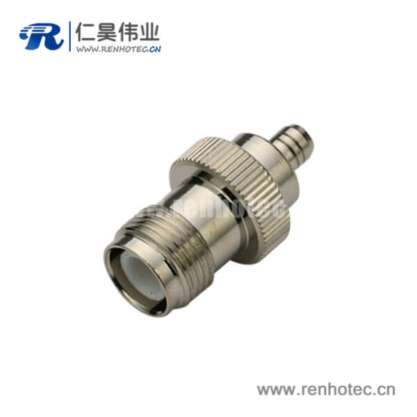 DOSIN-802-1010 tnc型接插件直式母頭焊接接線UT141同軸線纜