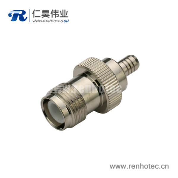 DOSIN-802-1011 tnc接頭母頭壓接直式同軸線纜接線RG316