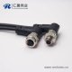 m9 尼農電纜防水接頭90度4芯公轉母注塑線